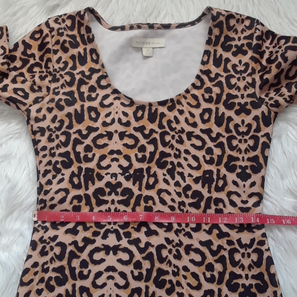 Nicki Minaj Leopard Print Dress NWOT - Picture 12 of 16